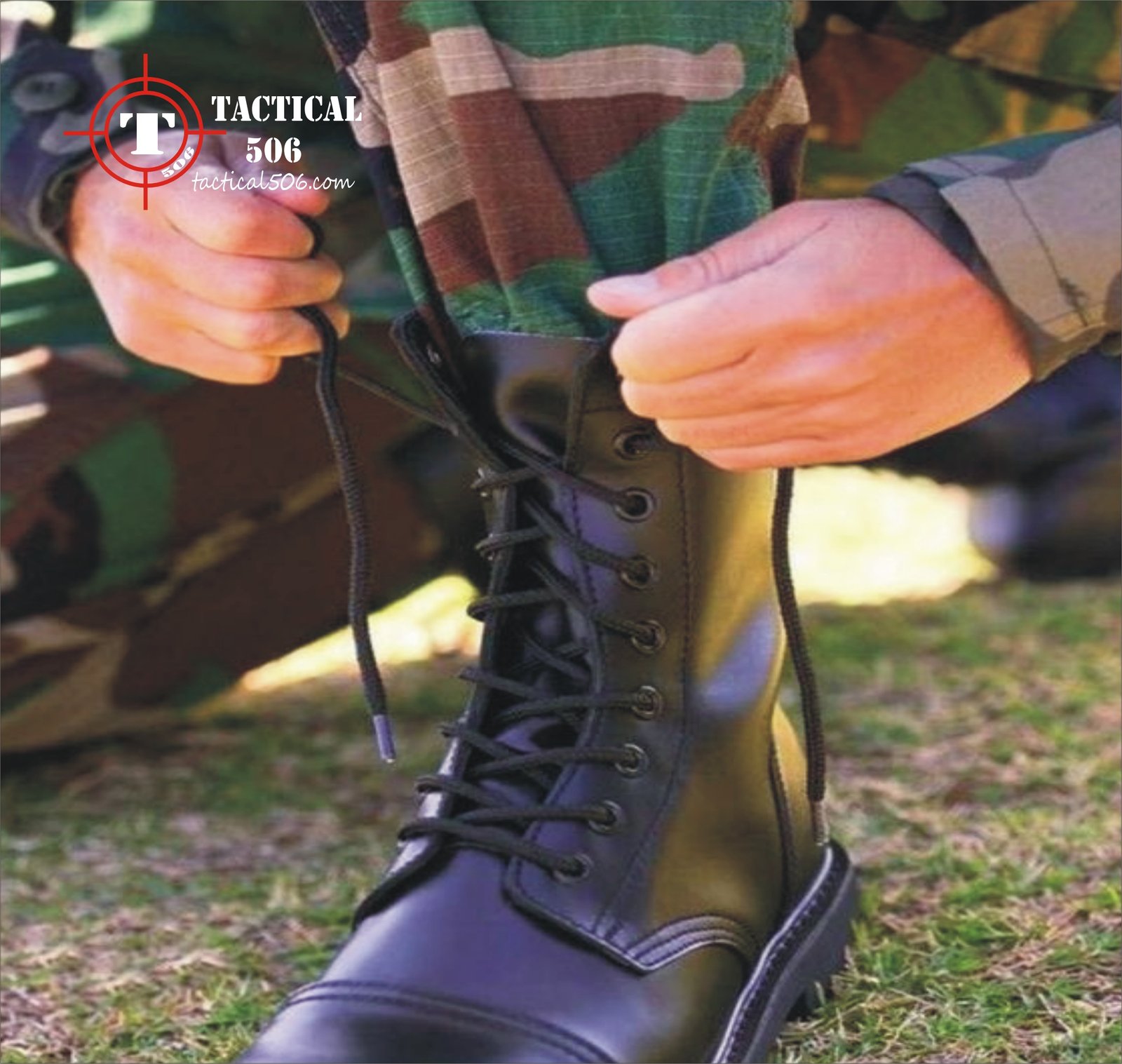 tactical506 con las botas puestas